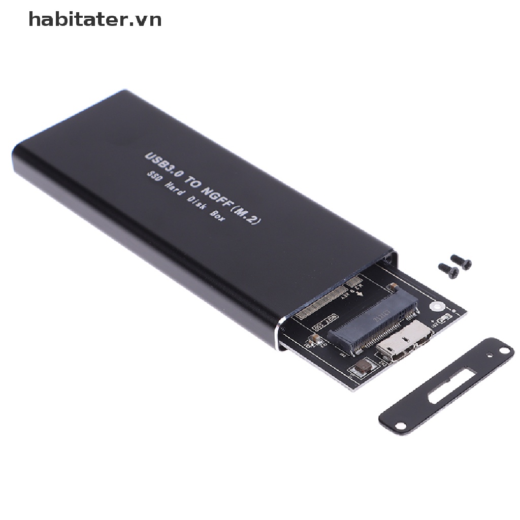 Khay Đựng Ổ Cứng Ngoài M.2 NGFF SATA SSD Sang USB 3.0 Type C