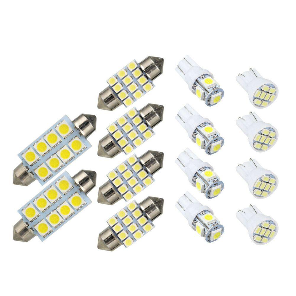 Set 14 Hộp Đèn T10 14 Viền Trang Trí Nội Thất Xe Ô Tô