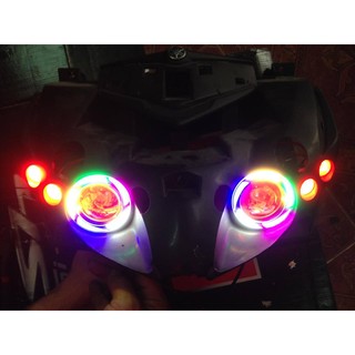 ĐÈN LED MẮT CÚ RAINBOW 7 MÀU FOR EXCITER 150 2017