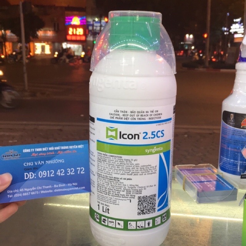 ( Không Mùi) Thuốc diệt muỗi ICON 2.5CS Syngenta- Thuỵ Sĩ