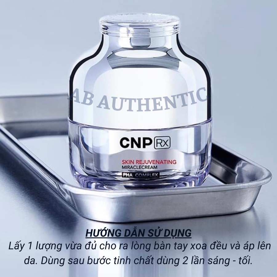 Kem dưỡng trẻ hóa và dưỡng trắng CNP Rx Skin rejuvenating miracle cream- AB AUTHENTIC