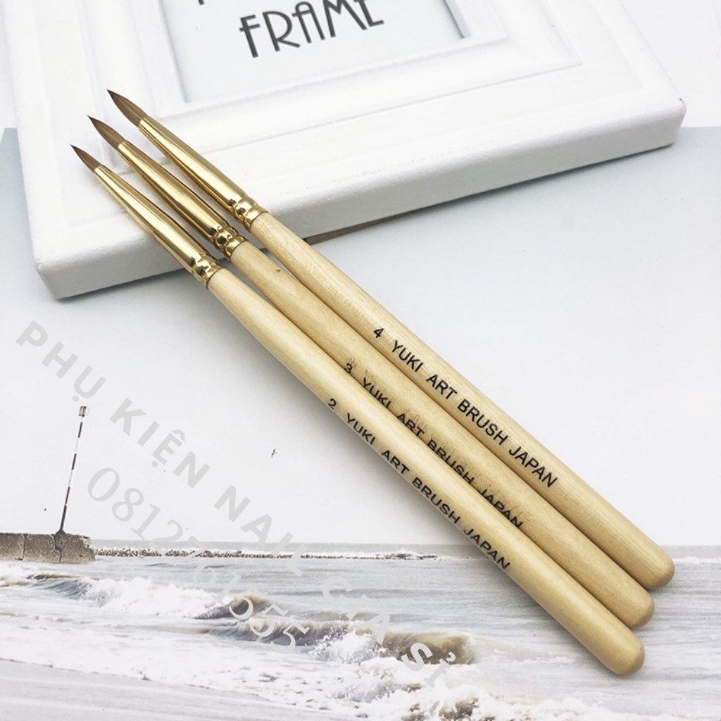 Cọ nặn hoa , bút đắp hoa bột Yuki size 2,3,4