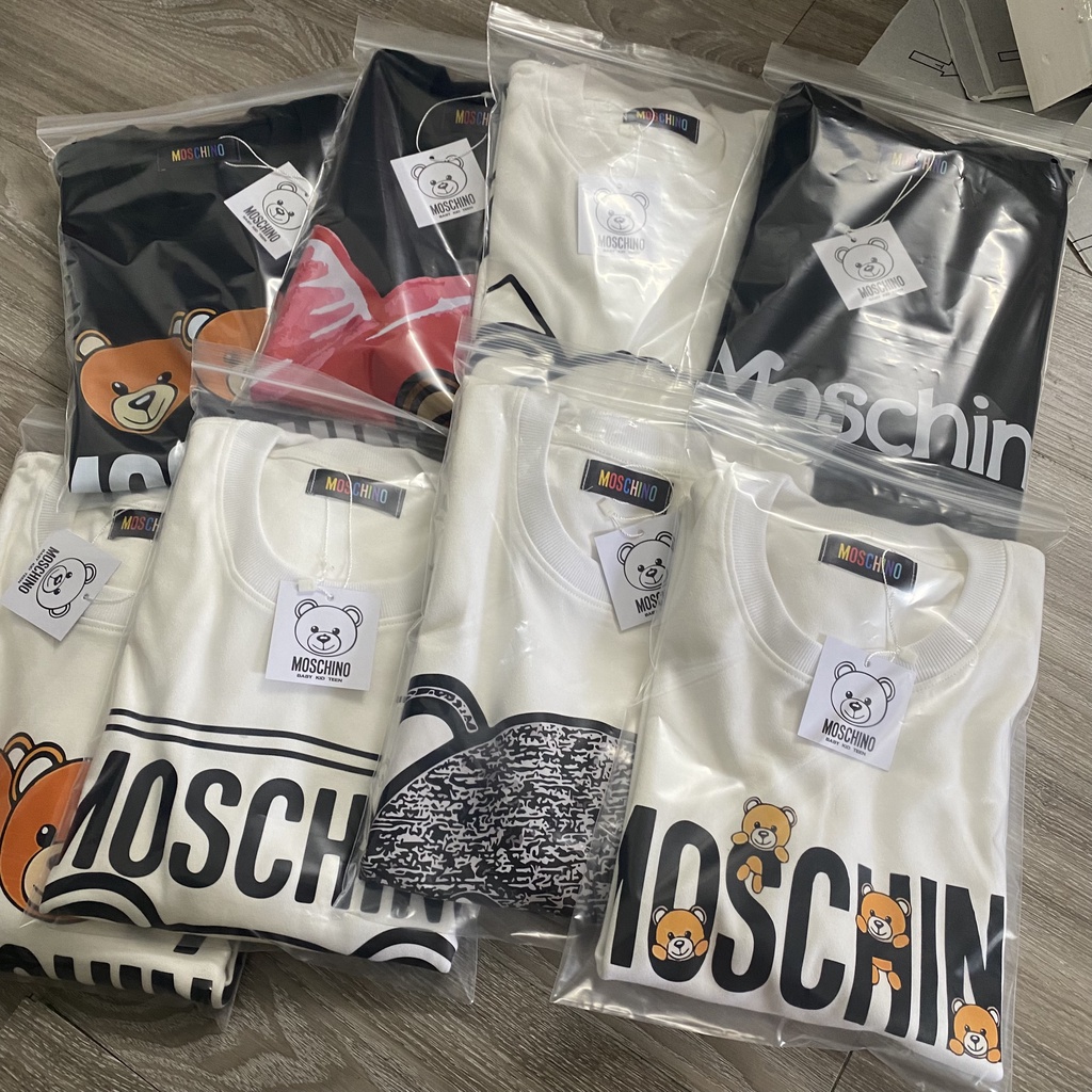 ÁO THUN MOSCHINO HOT TREND , ÁO MOS LOGO BIG SIZE