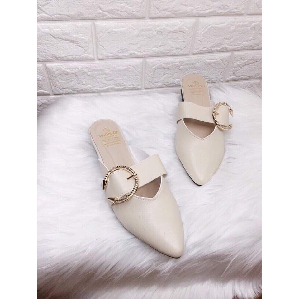 Sục Nữ Mũi Nhọn Gắn Đai Ngang Phong Cách Hàn Quốc Dễ Phối Đồ