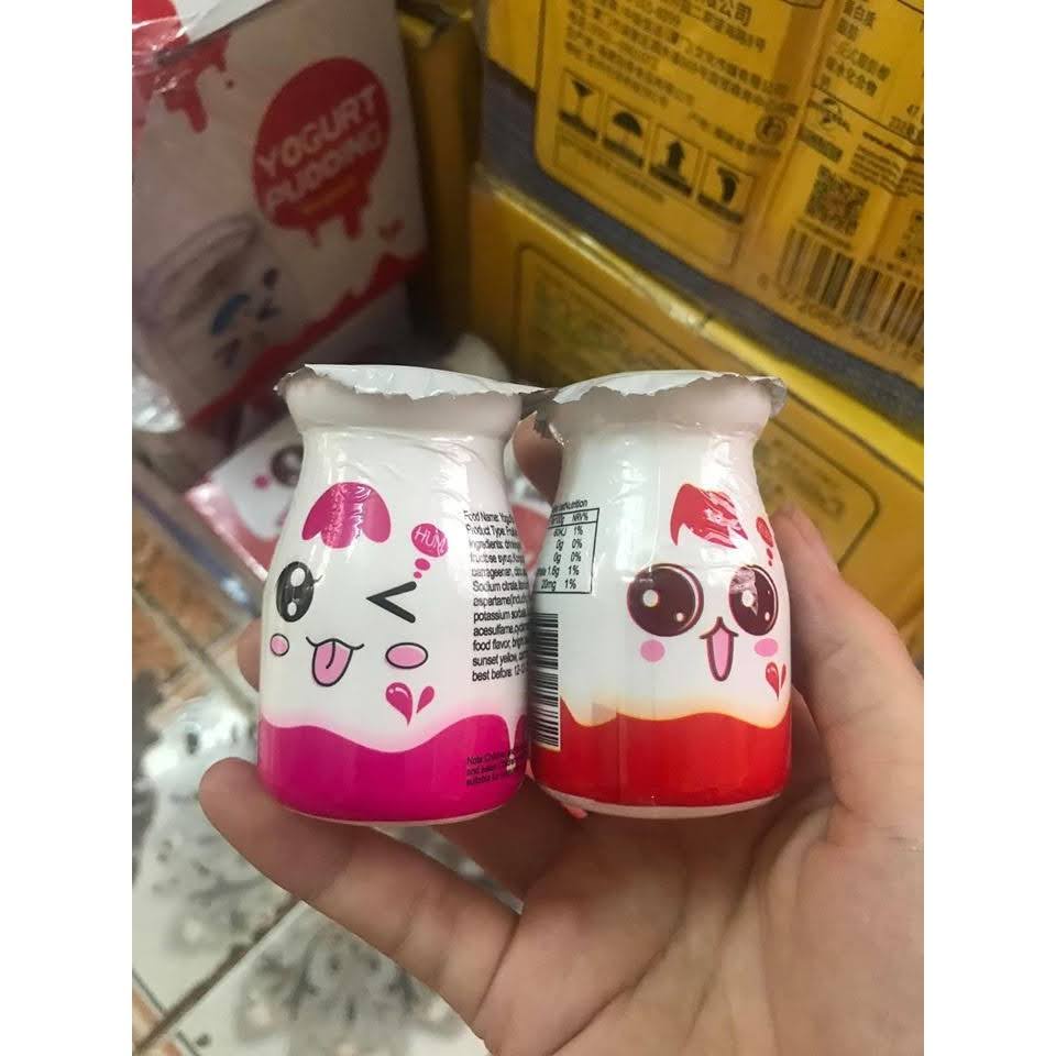Combo 10 hộp thạch Sữa chua pudding ăn vặt giải nhiệt mùa hè