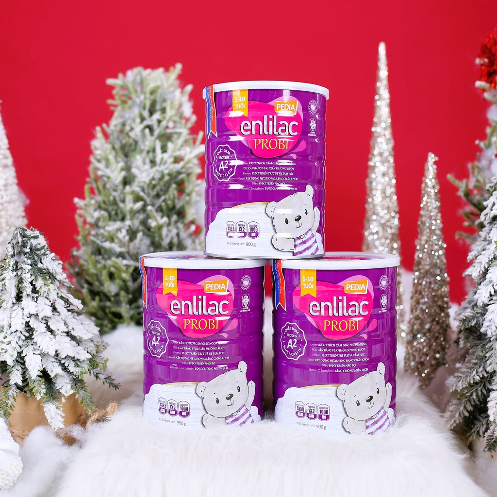 Sữa Enlilac Probi Protein A2 Pedia 2 Hộp 400g tăng cân phát triển trí não cho bé