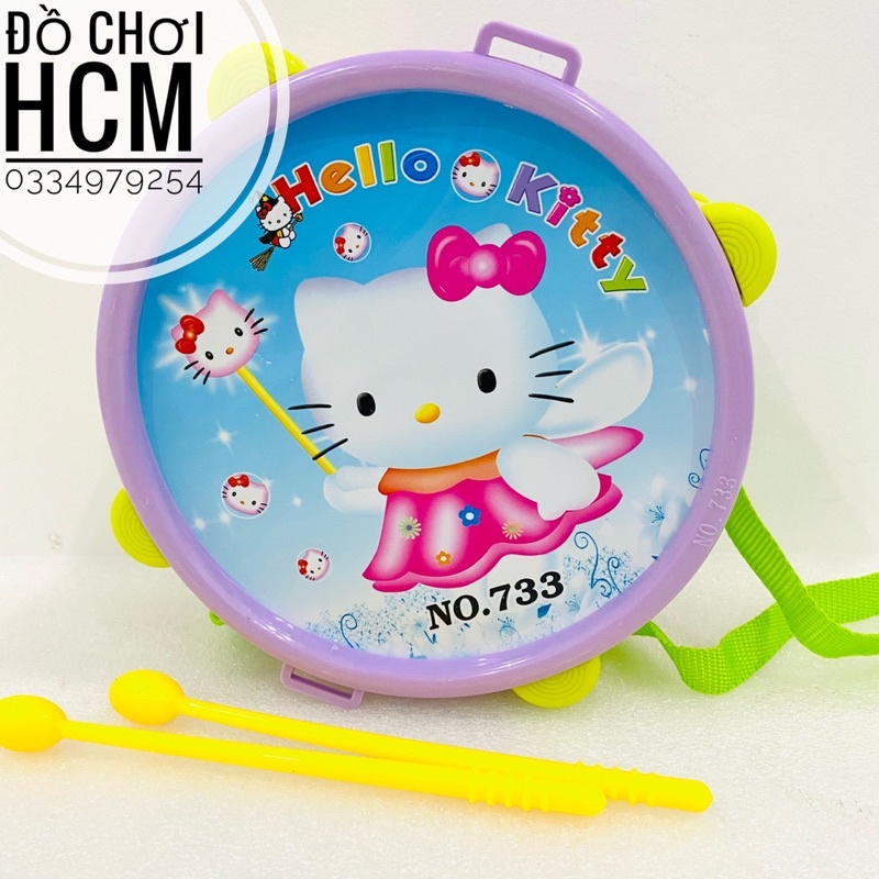 Đồ chơi trẻ em trống trường rất đẹp, có dây đeo cho bé thích khám phá, học đánh trống
