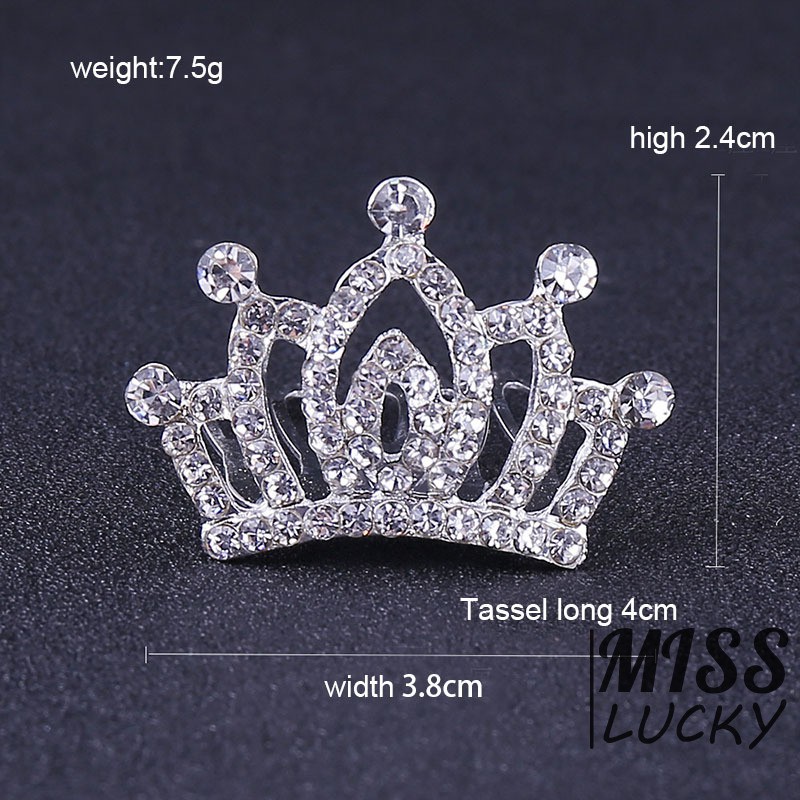 Lược tóc vương miện kiểu dáng thời trang phong cách Hàn Quốc cho nữ