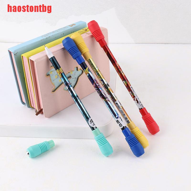 [haostontbg]Rotating Spinning Pen Novelty Funny Gaming Ball Pens Students Gift Toy