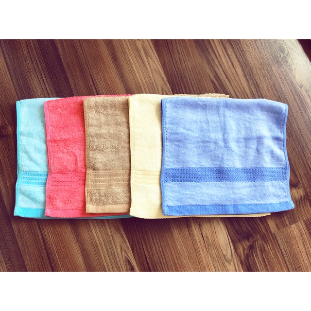 Combo 15 khăn mặt sợi tre