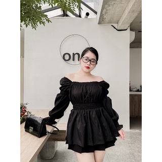 [MÚP BIGSIZE 60-100KG] Áo tiểu thư thắt eo tay bồng