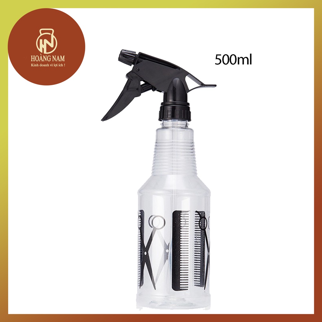 Bình Xịt Kéo Loại 500ml Sử dụng chứa cồn xịt khuẩn , Xịt nước cắt tóc barber , Sử dụng tưới cây cảnh làm vườn