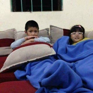 Chăn nỉ  mới - xanh dương