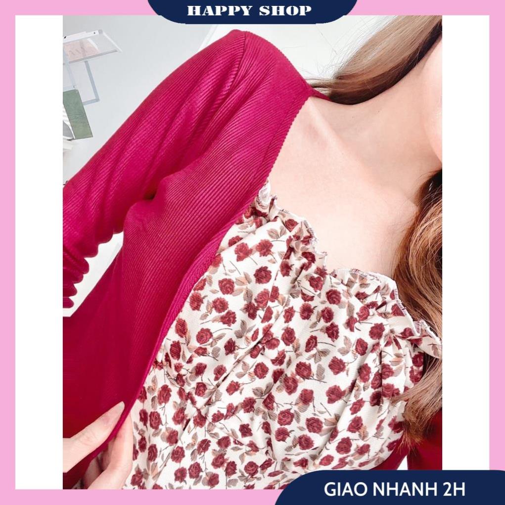 Sét Váy Nữ, Đầm 2 Dây Nữ Hoa Nhí Dáng Xòe Kèm Áo Khoác Cardigan Tay Dài Chất Liệu Cao Cấp Siêu Tôn Dáng Cực Sang Chảnh | BigBuy360 - bigbuy360.vn