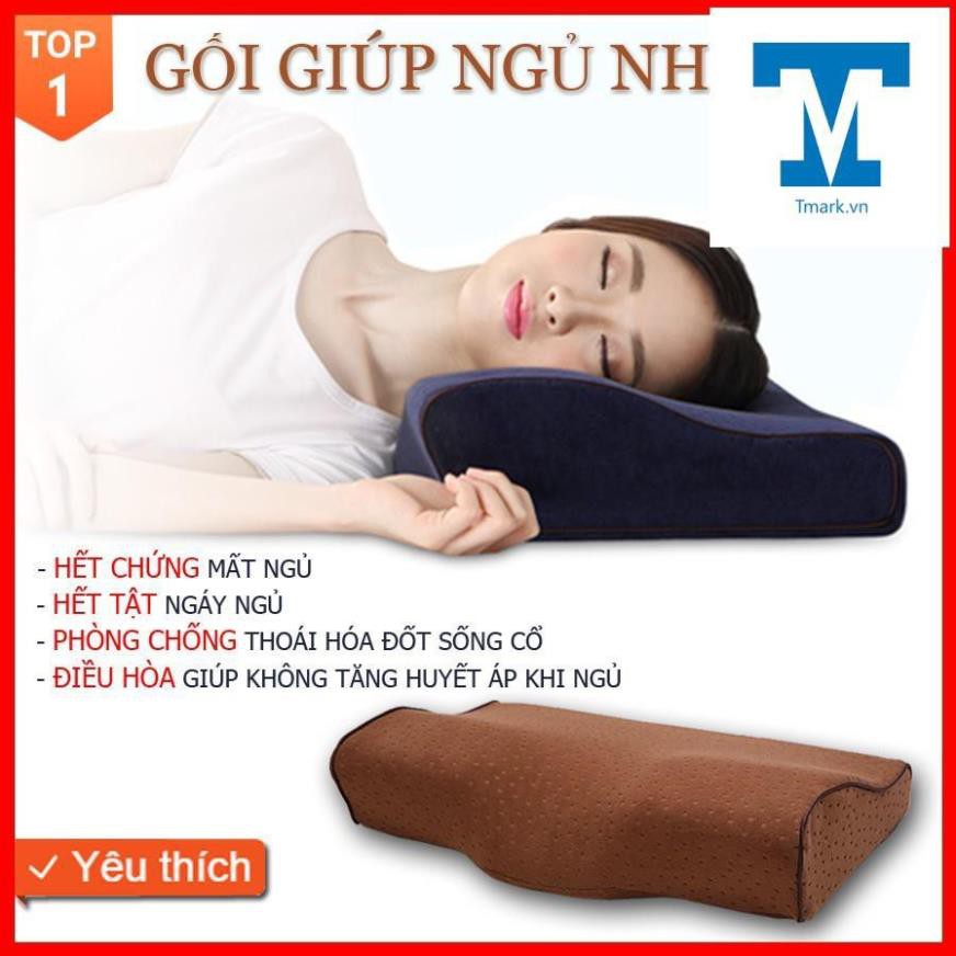 HOT 2021 GỐI NGỦ NHANH CAO CẤP NHẬT BẢN - GỐI CAO SU NON GIÚP NGỦ NHANH, PHÒNG CHỐNG THOÁI HOÁ CỔ