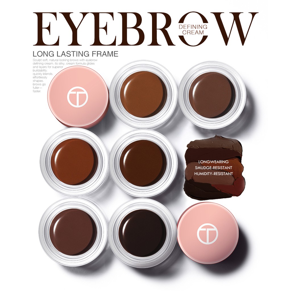 Kem Trang Điểm Lông Mày O.TWO.O Lâu Trôi Tiện Dụng Gồm 6 Màu Tuỳ Chọn Tích Hợp Cọ Trang Điểm 40g | BigBuy360 - bigbuy360.vn