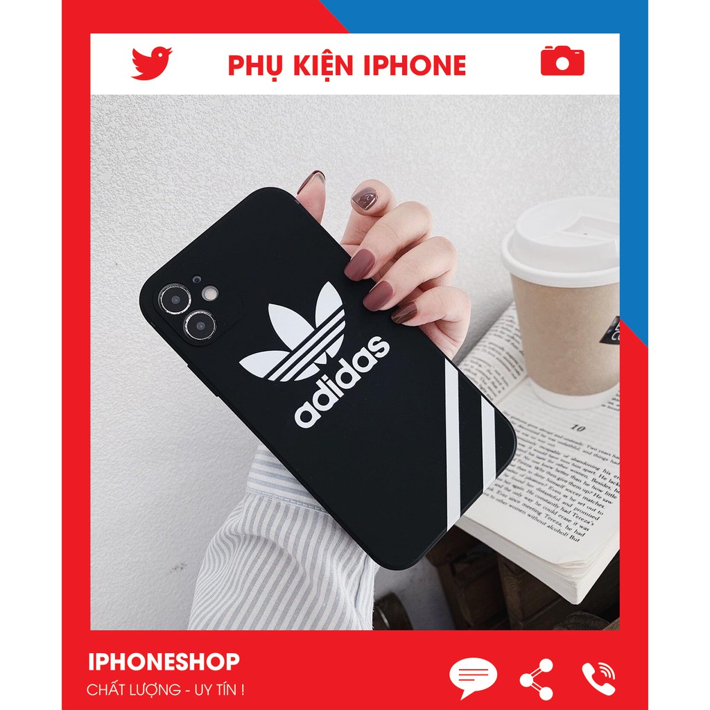 Ốp Lưng IPhone - Ốp iphone Dẻo logo ADIDAS Chống Bẩn độ Ip12 Full mã 7plus/8plus/x/xs/11/12/pro/plus/promax - BAOANNSHOP | BigBuy360 - bigbuy360.vn
