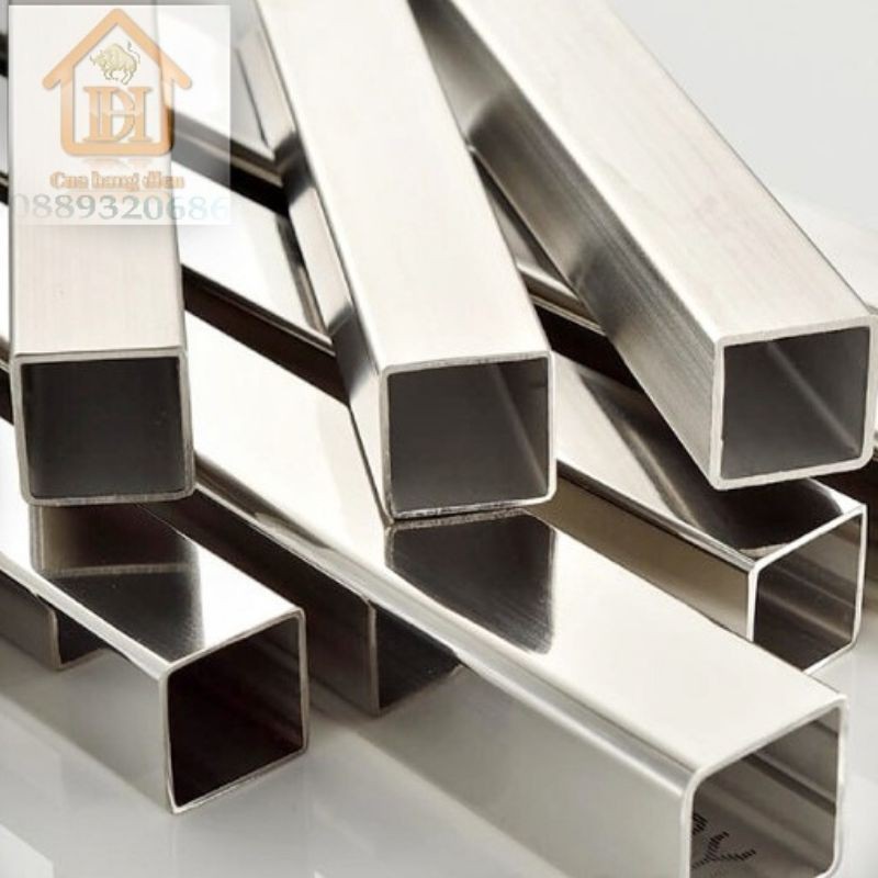 Thanh Inox Vuông 10X10mm 304 Dày 0.6li Dài 50 80 100 120cm