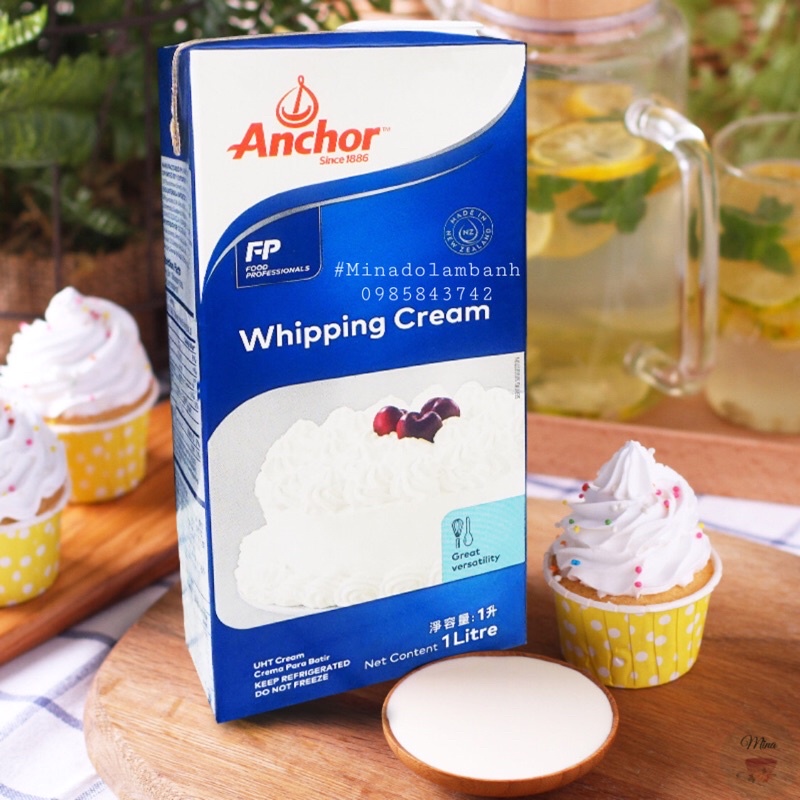 Kem Tươi Whipping Cream Anchor 1L