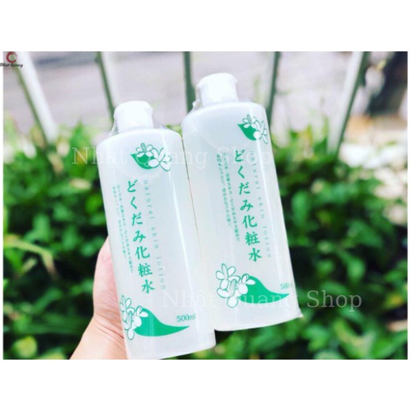 Nước hoa hồng diếp cá Dokudami Natural Skin 500ml