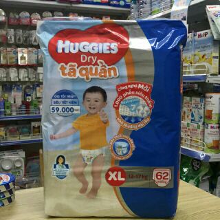Tã quần huggies M74/L68/XL62