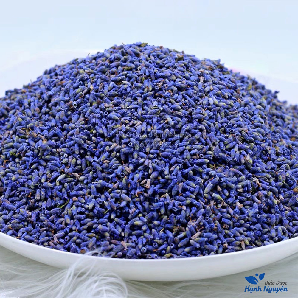 Nụ hoa oải hương khô 500g (Lavender, làm trà hoa, tinh dầu, túi thơm khử mùi) - Thảo Dược Hạnh Nguyên)