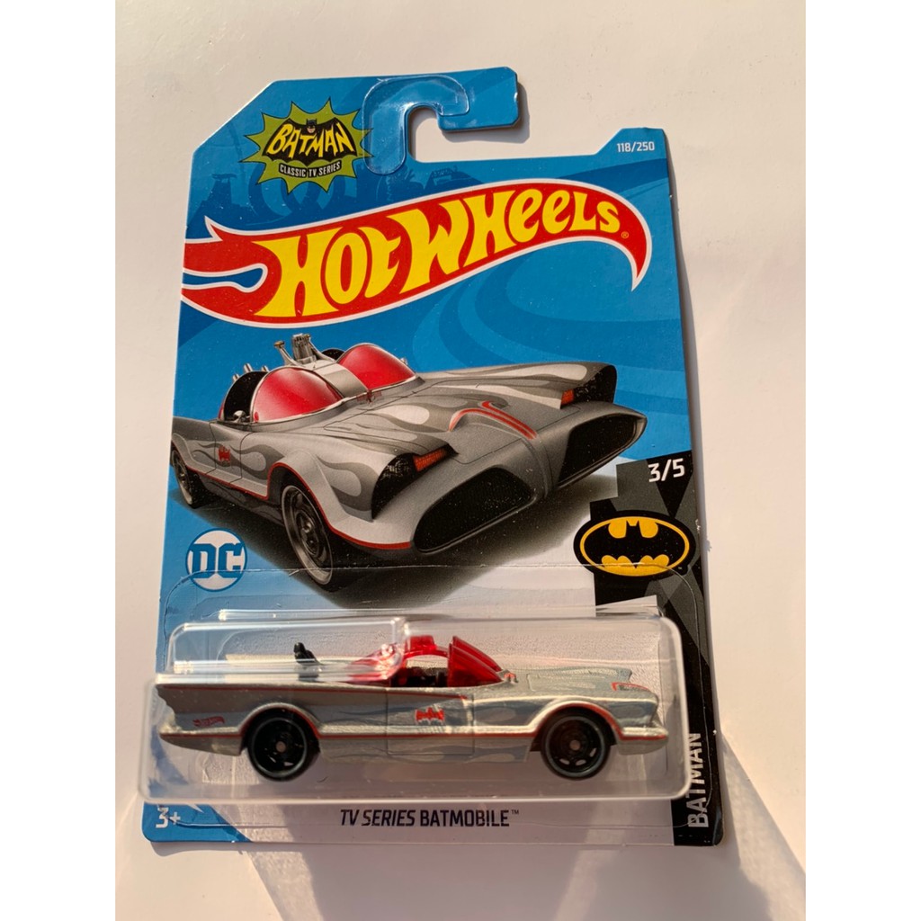 Hot Wheels Mô Hình Đồ Chơi Xe Hotwheels Dc Batman Tv Series Batmobile Ash Silver