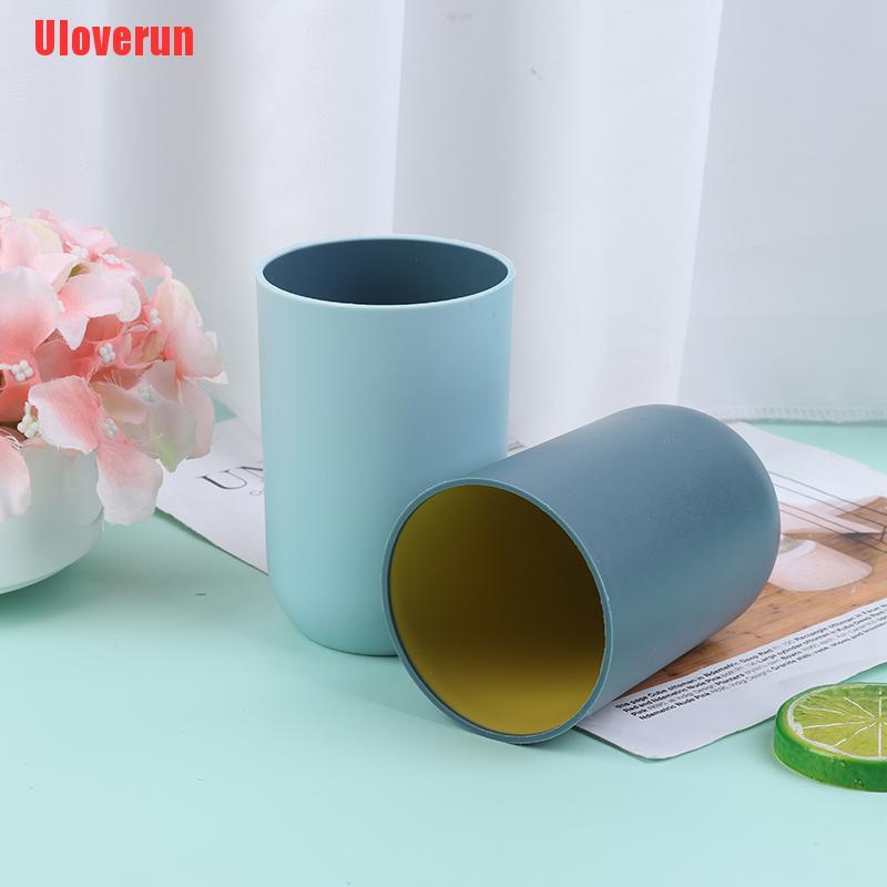 Uloverun Travel Cup Eco-friendly PP Material Water Cups Toothbrush Holder Washing Mug