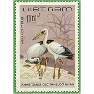 Tem sưu tập MS 431 Tem CTO Việt Nam Chim đồng nước 1983