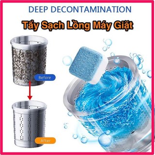 12 Viên sủi tẩy lồng máy giặt 1 hộp - hàng nội địa chất lượng cao