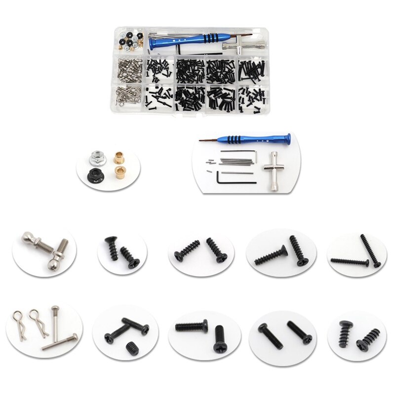 Bộ Ốc Vít M2 M2.5 M3 Cho Xe Wltoys A949 A959 A959B K929 184011 Phụ Kiện Nâng Cấp Cho Xe Hơi Điều Khiển Từ Xa 1/18
