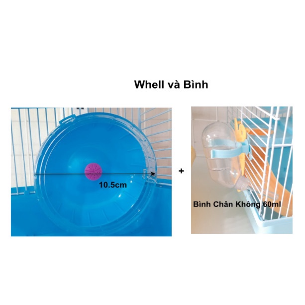 SALE Tri Ân Cuối Năm Bộ Whell Chạy Hamster 20k