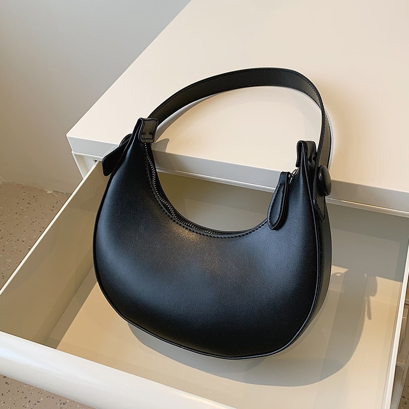 Ielgy Túi Đeo Vai Màu Trơn Đa Năng Cho Nữ