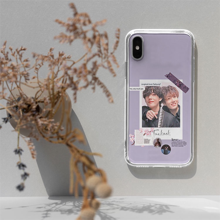 Ốp điện thoại IDOL Taekook love cho Iphone 7/7Plus/8/8Plus/X/Xs/Xs Max/11/11 Promax/13/13 Promax BLUGDR0091