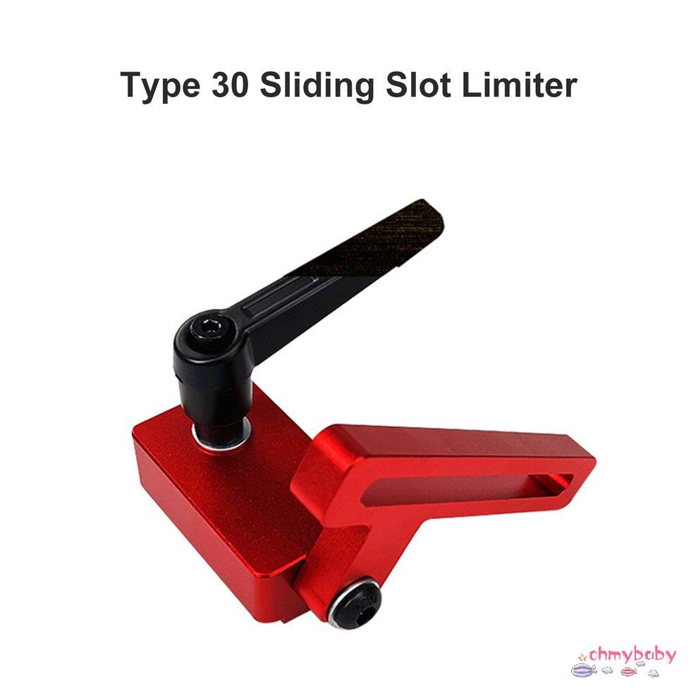 Miter Track Stopper 30mm T-Slot T-Track Wood Chế biến gỗ Chute Dụng cụ cầm tay tự làm [8/21]