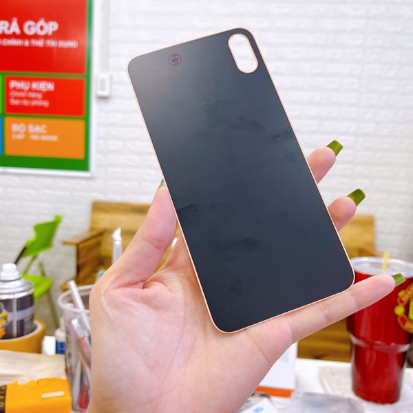 Nắp lưng iPhone Xs Max (cam nhỏ)