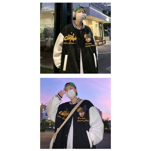 VARSITY JACKET BOMBER - ÁO KHOÁC CẬU BÉ SIÊU HOT