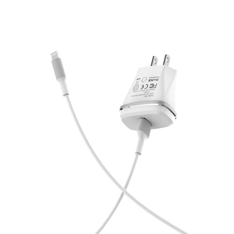 Cốc sạc 1 cổng Bộ củ và dây sạc dùng cho điện thoại máy tính bảng  BA1 - Hàng Chính hãng