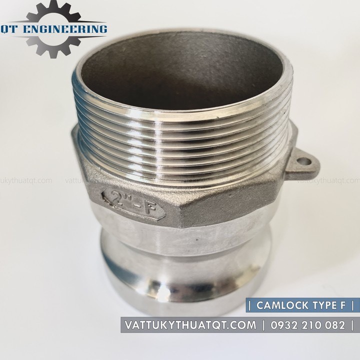 Khớp nối nhanh Camlock INOX 304 | Kiểu F | DN32,DN40,DN50