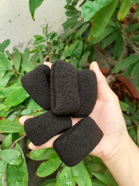 Combo 10 cột tóc trơn màu đen