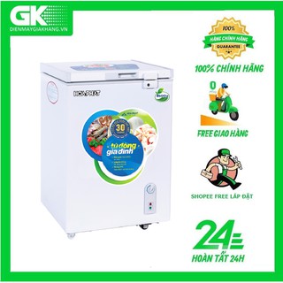 HCF 106S1N MIỄN PHÍ CÔNG LẮP ĐẶT Tủ đông gia đình 1 ngăn 1 cánh HCF 106S1N