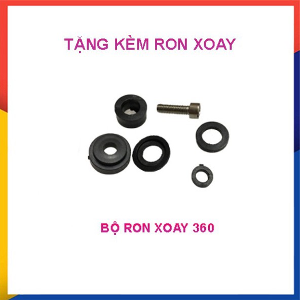 Gương Rizoma Elip Chính Hãng Tặng Ron Xoay 360