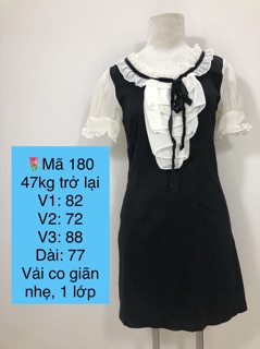 [DVN177180] Áo đầm voan 2hand Nhật