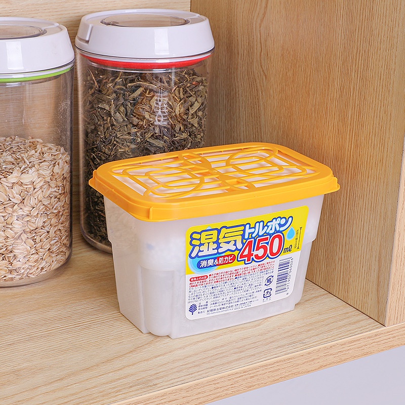 Hộp hút ẩm tủ quần áo chống mốc, hút ẩm tủ giầy dép, máy ảnh 450ml Kokubo hàng nội địa Nhật Bản Aichimart
