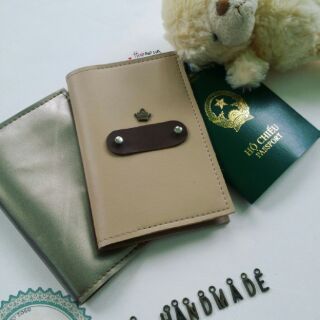 Vỏ hộ chiếu khắc tên ( passport cover )
