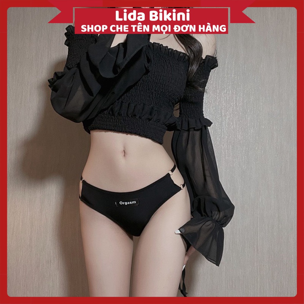 Quần lót lọt khe su lụa cao cấp thiết kế 2 dây hông cá tính sexy quyến rũ Mã 6004