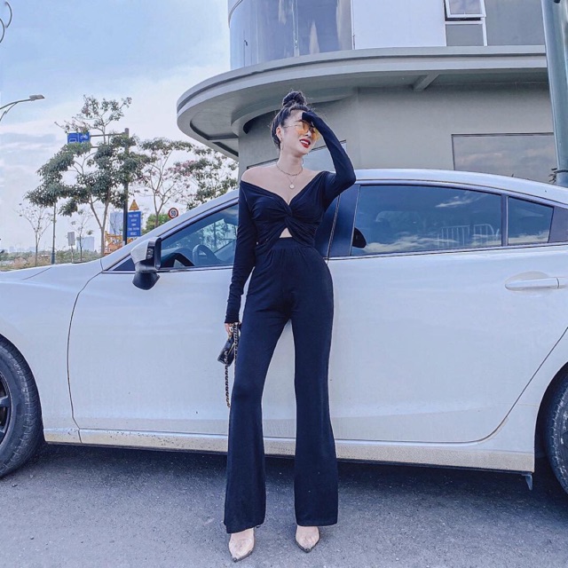 #SET #THUN #ÁO #XOẮN #NGỰC #QUẦN #LOE 💋