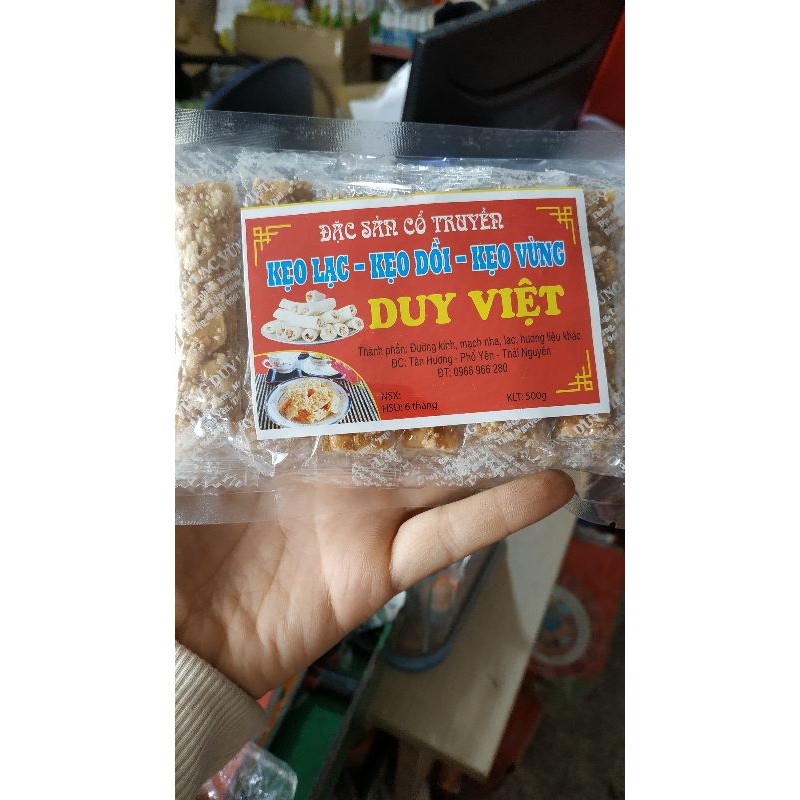 Kẹo lạc đặc sản cổ truyền Duy Việt siêu ngon