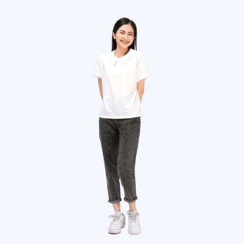 Áo Polo Yody kiểu nữ cổ sen trẻ trung thanh lịch nhiều màu thấm hút tốt APN3732