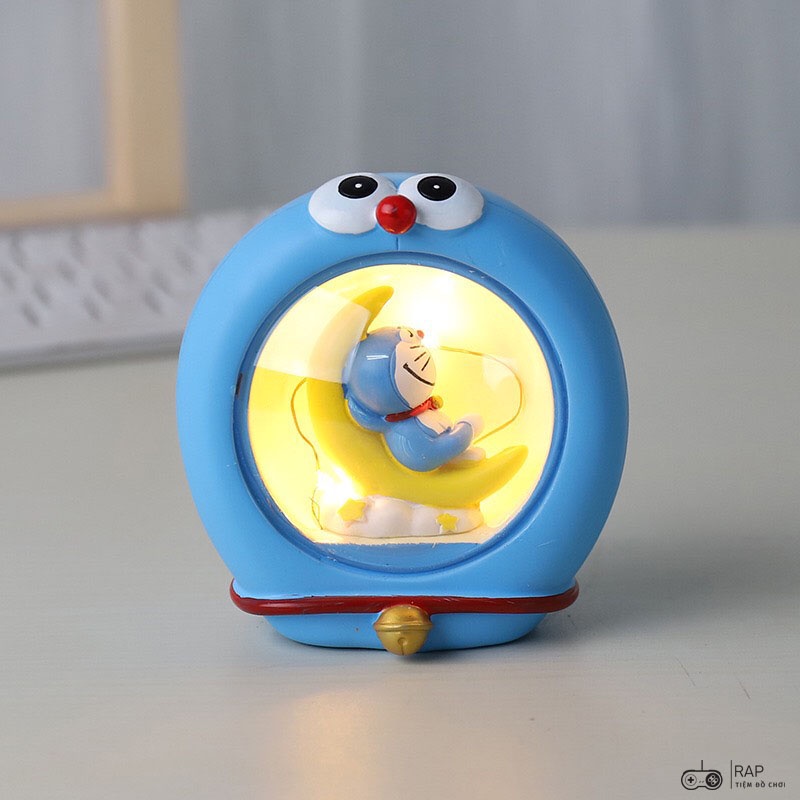 Đèn ngủ để bàn Doraemon Doremon biểu cảm dễ thương cute trang trí phòng ngủ, dùng làm quà tặng - Ráp